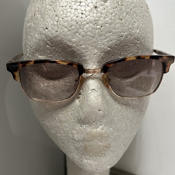 Eyebobs Ornery Son Sun Readers Eyeglasses Frames Tortoiseshell Goldtone Rim